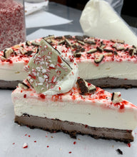 Load image into Gallery viewer, Chocolate & Peppermint Bark Gelato Cake