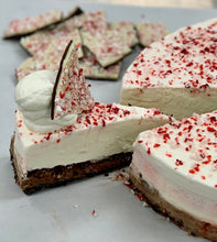 Load image into Gallery viewer, Chocolate & Peppermint Bark Gelato Cake