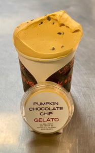 Pumpkin Chocolate Chip Gelato